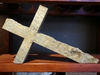 Limestone Leaning Cross