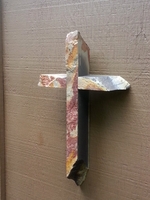 Plumb Creek Limestone Cross 