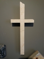 Terrazzo Marble Wall Cross - Small