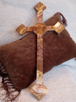 Wall Cross - Rojo Onyx  24 inches