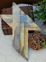 Wall Cross - Slate Three Cross