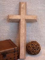 Wall Cross - Travertine