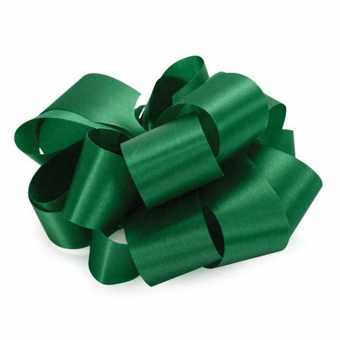 Satin Ribbon <br>Holiday Green <br>Assorted Sizes