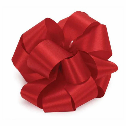 Satin Ribbon <br>Holiday Red <br>Assorted Sizes