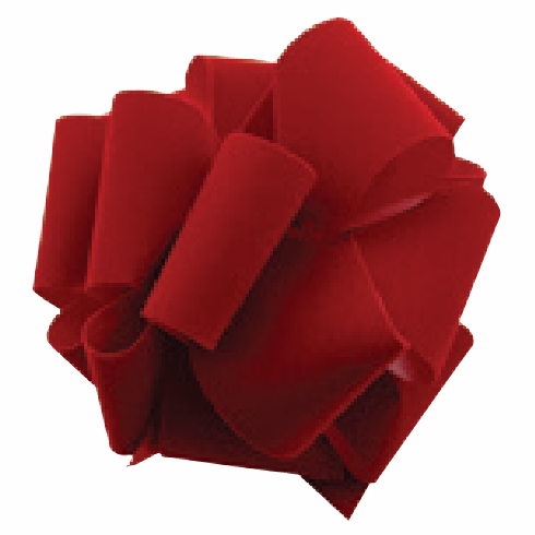 Veltex Ribbon <br>Holiday Red