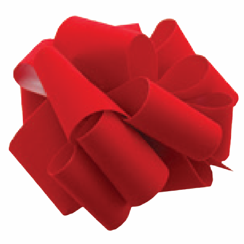 Veltex Velvet Ribbon <br>Red
