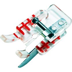 1/4" CLEAR PIECING FOOT WITH GUIDE, VIKING 4129274-45 