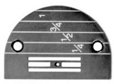 Singer Chain-off Needle Plate #147150