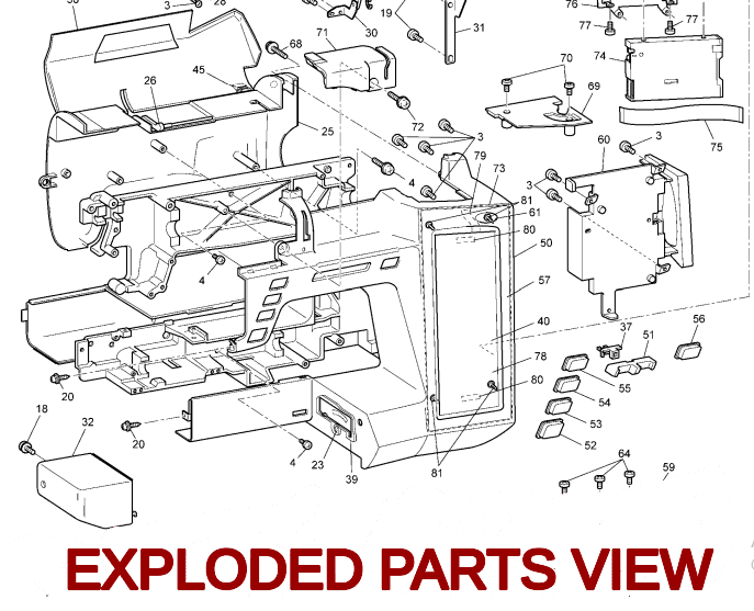 EXPLODED PARTS VIEWS