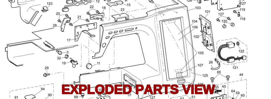 Singeronline.com | Exploded Parts Views