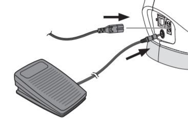 Foot Control & Power Cord Combo Singer 68005901-PC