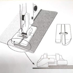 LEFT EDGE TOPSTITCH FOOT, VIKING 4127842-45 