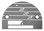 Needle Plate for Model 31-15, #26605