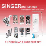 11 Piece Feet Set Brother #5011L