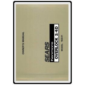 Instruction Book Kenmore #385.16641
