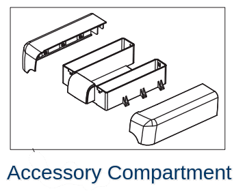 Accessory Compartment Extension Table 
