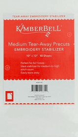 Tear-Away Stabilizer Sheets