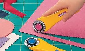 Pinking Blade For Olfa's 45mm Rotary Cutter 