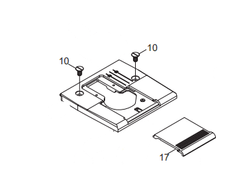Screw For Needle Plate Cover #10 Each