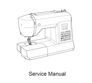 SERVICE MANUAL 32 Pages Singer 6180