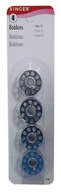 SINGER 15 Class Bobbins 4 Pack