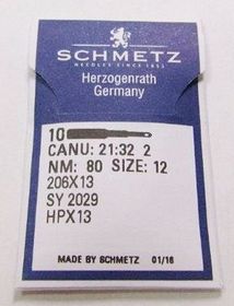 SINGER 206x13 Needles For Models 206K, 306K, 319K, 