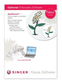SINGER Embroidery AutoPunch Software