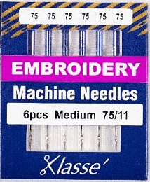 EMBROIDERY Needles Size 11-Light, 6Pk