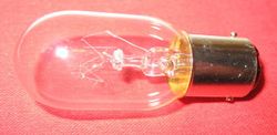 SINGER Light Bulb 15 Watt Bayonet Snap-In Style #649