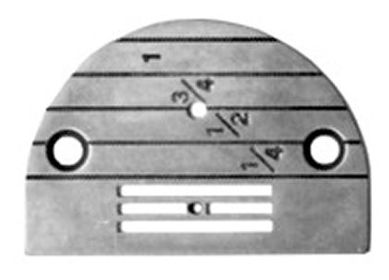 SINGER Medium Needle Plate, #52032