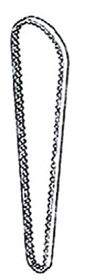 SINGER Motor Belt, #603975-002