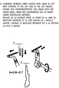 SINGER Serger Lower Looper, #410452