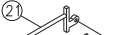 Spool Pin Horizontal Singer #68004413 