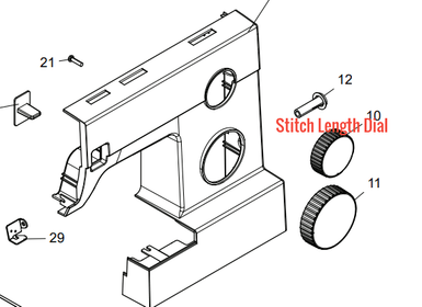 Stitch Length Dial, SINGER #68023735