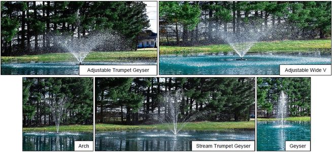 RHP 3000 Series Pond Fountain