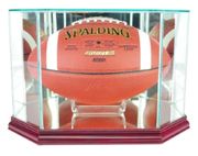 MIAMI HURRICANES<BR>2025 NATIONAL CHAMPIONS<BR>SOUVENIR FOOTBALL<BR>DISPLAY CASE COMBO