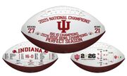 INDIANA HOOSIERS<BR>2025 NATIONAL CHAMPIONS<BR>SOUVENIR FOOTBALLS