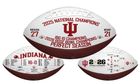 INDIANA HOOSIERS<BR>2025 NATIONAL CHAMPIONS<BR>SOUVENIR FOOTBALLS INDIANA HOOSIERS<BR>2025 NATIONAL CHAMPIONS<BR>SOUVENIR FOOTBALLS