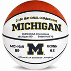MICHIGAN WOLVERINES<br>2026 NATIONAL CHAMPIONS<br>SOUVENIR BASKETBALLS MICHIGAN WOLVERINES<br>2026 NATIONAL CHAMPIONS<br>SOUVENIR BASKETBALLS