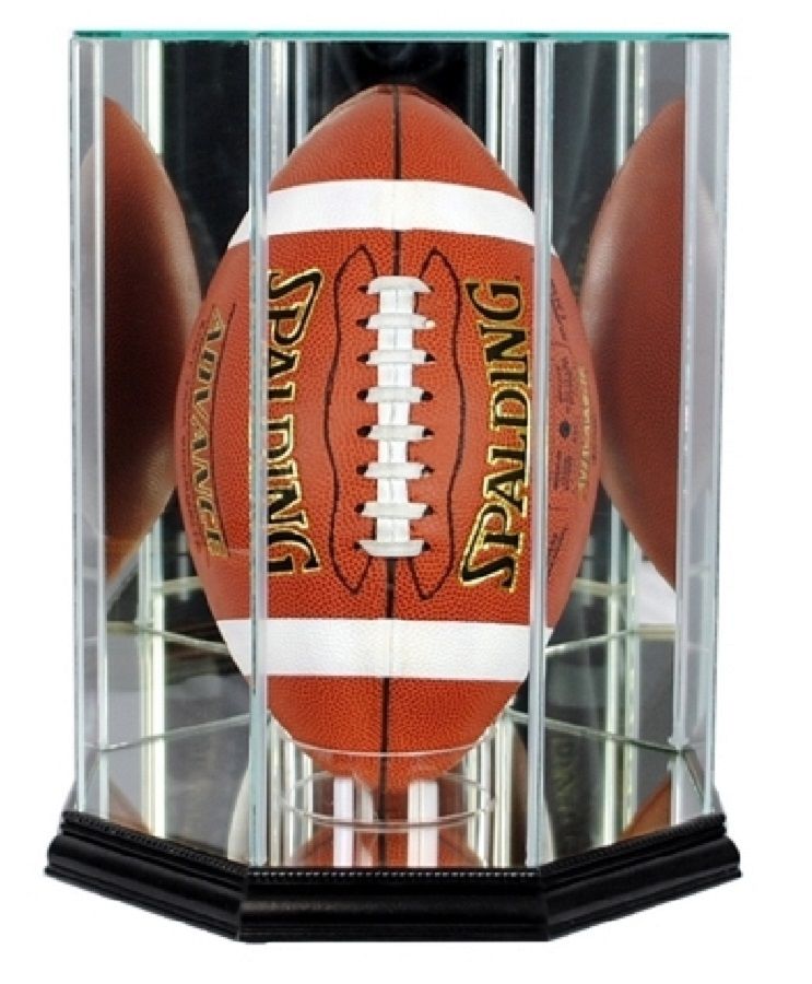 ADD A DISPLAY CASE TO YOUR SOUVENIR FOOTBALL ORDER TO PROTECT YOUR