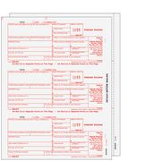 1099-INT 3up Blank Set 4-Part  (INTSET405) $20.29/25