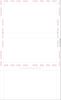 14" Pressure Seal 2 3/4" Check with backer, Z-Fold, Blank, two blockouts, 28# (WLPSZSTK14WHCKS)