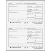 W-2 2up  Condensed  Employer   Copies 1/D (BW2ERD105)