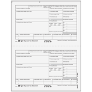 W-2 2up  Employee Copy 2 (BW2EE205)  