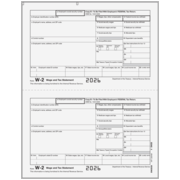 W-2 2up Employee Copy B (BW2EEB05)  