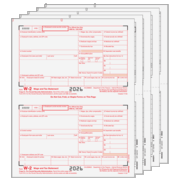 W-2 2up Preprinted Condensed  Set 6-Part (W2COMBS605)  