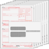 W-2 2up Preprinted Traditional Kit  8-Part  w/Envelopes (W2TRADS8EG) 