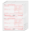 W-2 2up Preprinted Traditional Set 4-Part (W2TRADS405) 