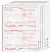 W-2 2up Preprinted Traditional Set 6-Part (W2TRADS605)