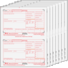 W-2 2up Preprinted Traditional Set 8-Part (W2TRADS805)  